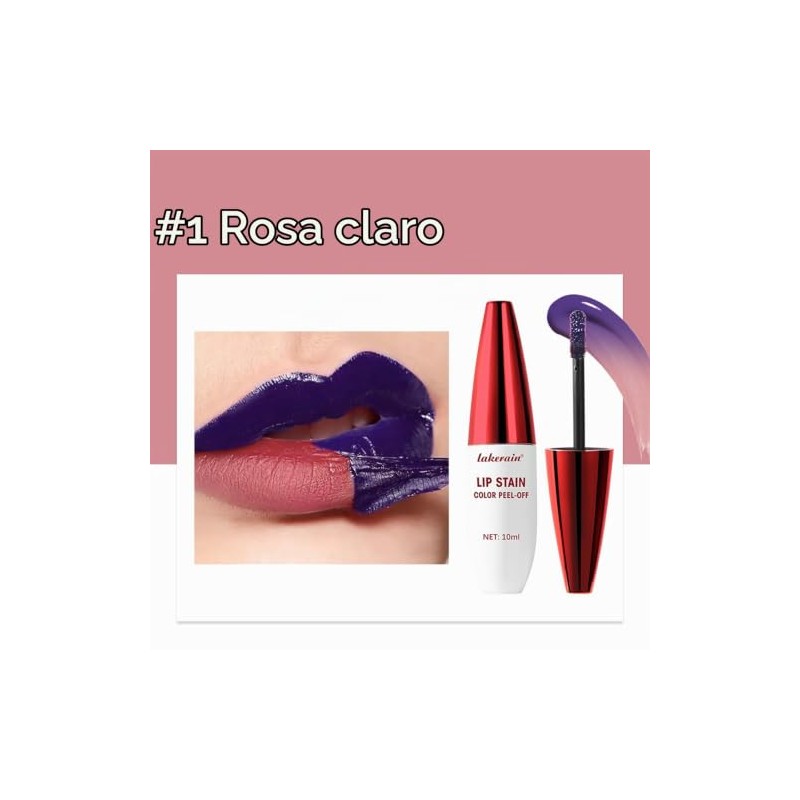 Peel Off Lip Stain, Delineador de Labios Despegable A Prueba