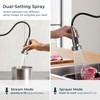 FORIOUS Touchless Kitchen Faucet with Soap Dispenser, Motion Sensor Activated