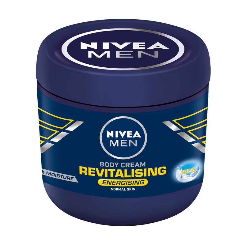 Nivea Revitalising Men Body Cream for Normal Skin 400ml (Pack