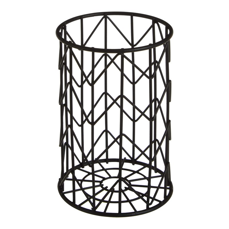 Premier Housewares Utensil Holder, Iron, Black