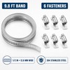 304 Stainless Steel DIY Hose Clamp Kit with Worm Gear