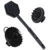 Cepillo de ducha extensible con mango largo，cepillo de silicona