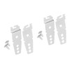 Hohopeti Dishwasher Side Brackets Set Dishwasher Mounting Clips Plate Dishwasher