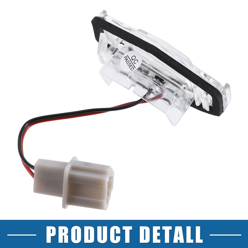 A ABSOPRO Car 6000K White LED License Plate Light Assembly