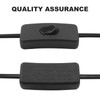 2-Pack 6FT Lamp Power Cord with On/Off Switch and Wall
