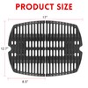 GGC 7644 7582 Grill Grates for Weber Q100 Q1000 Q120