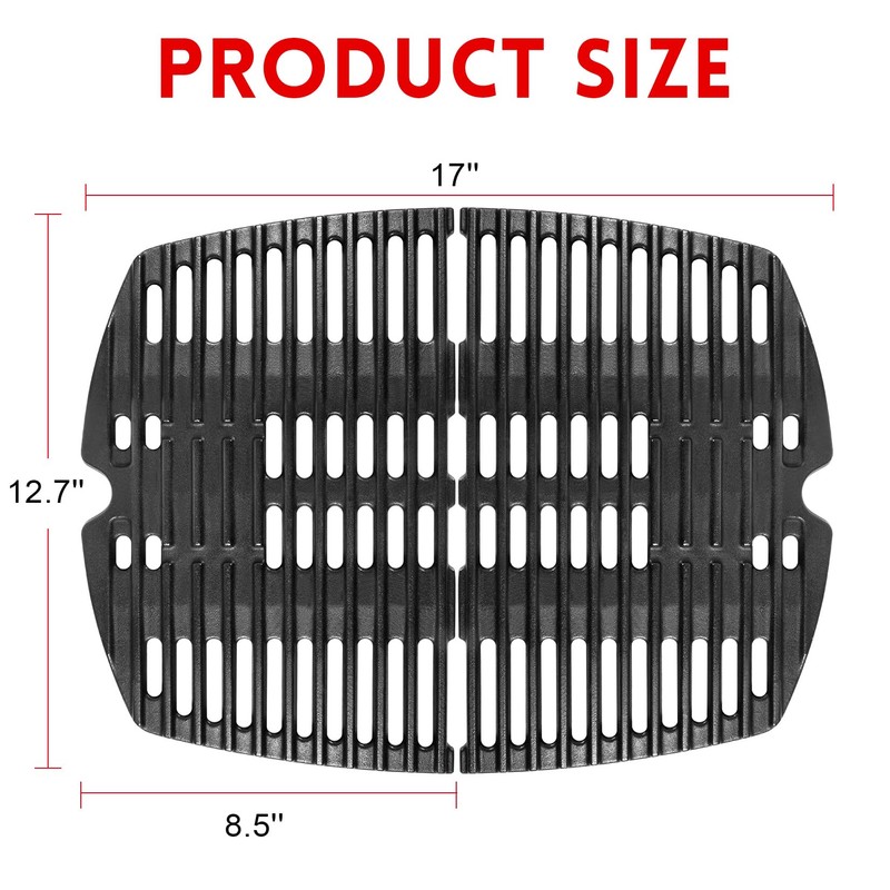 GGC 7644 7582 Grill Grates for Weber Q100 Q1000 Q120