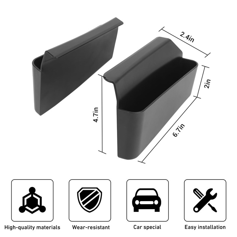 Linskip Center Console Organizer Compatible with 2009-2014 Dodge Challenger, Gear