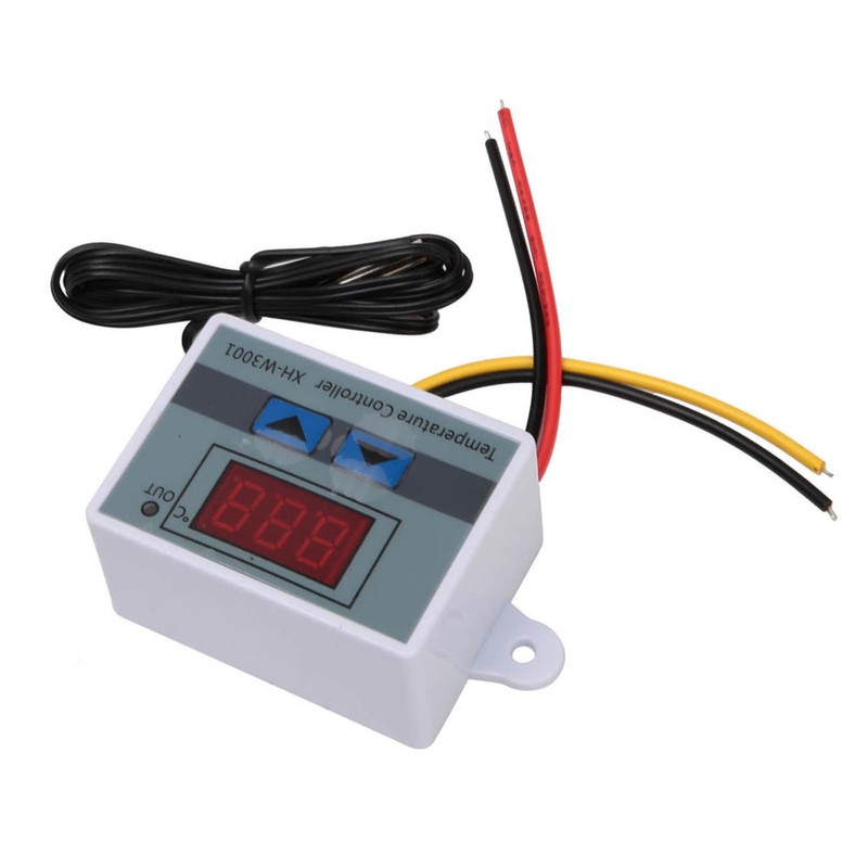 Temperature Controller, LED Digital Thermostat, Heating and Cooling Dual Temperature