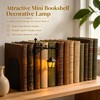 Liecho 2Pcs Library Lantern-Decorative Bookshelf Lighting