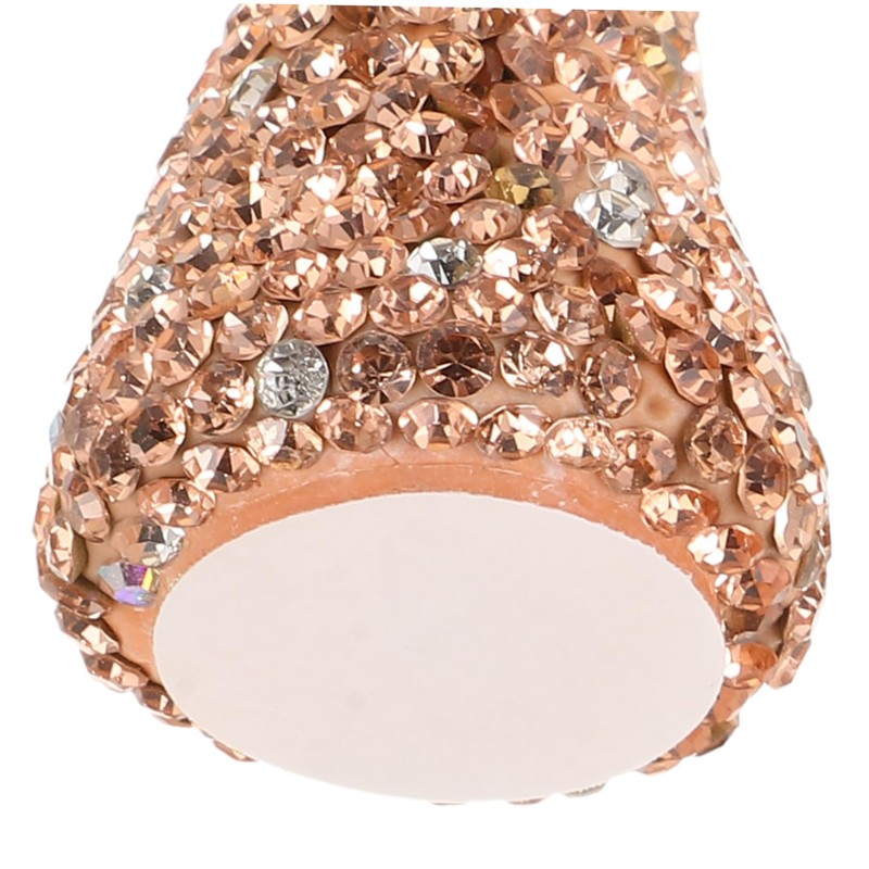 Mikinona Car Devil Horn Decorations 3d Rhinestones Sticker Set Easy