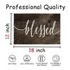 Blessed This Home Placemats Set of 4,Farmhouse Inspirational Quotes Christian