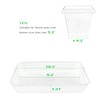 Feyvdzv 4 Pack Square Plant Saucer Tray 10 inch, 6