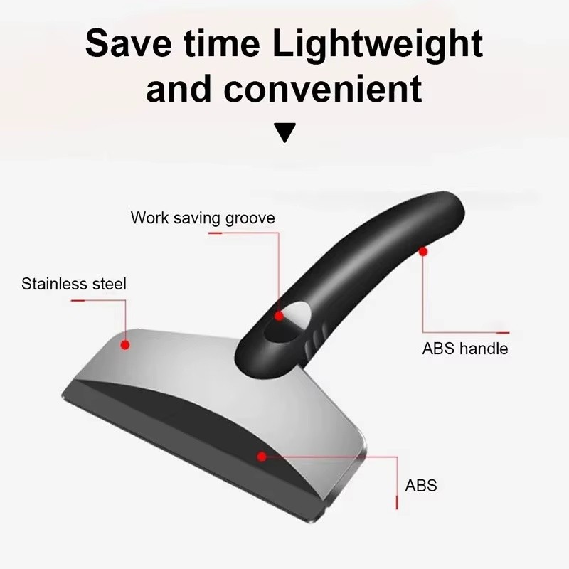 2-Pack Car Windshield Ice Scrapers for Snow and Frost Removal