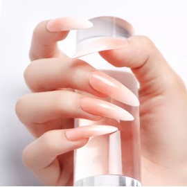 Atila Uñas Postizas Press On Adheribles 24 Tips Degradado Rosa