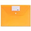 Premier Stationery Premto A4 Button Storage Wallets. Assorted Colours. Pack