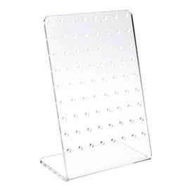 Fansoftiks Earrings Stand Display Showing Showcase Rack Ear Cuff Studs Holder Hanger Hook 72 Holes 36 Pairs Translucent Jewelry Towers Jewelry Accessories