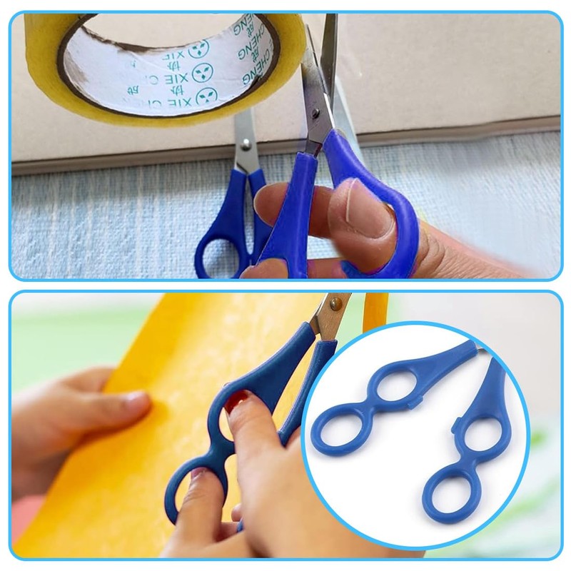 OUDQFCJ 2 x therapist scissors, children's learning scissors, therapist scissors