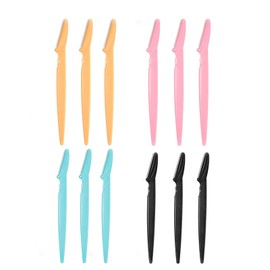 SYGELER Smooth Skin Eyebrow Razors For Women - Women's Face Shaver for Facial Hair Removal Dermaplaning Tool, 12 pc Set