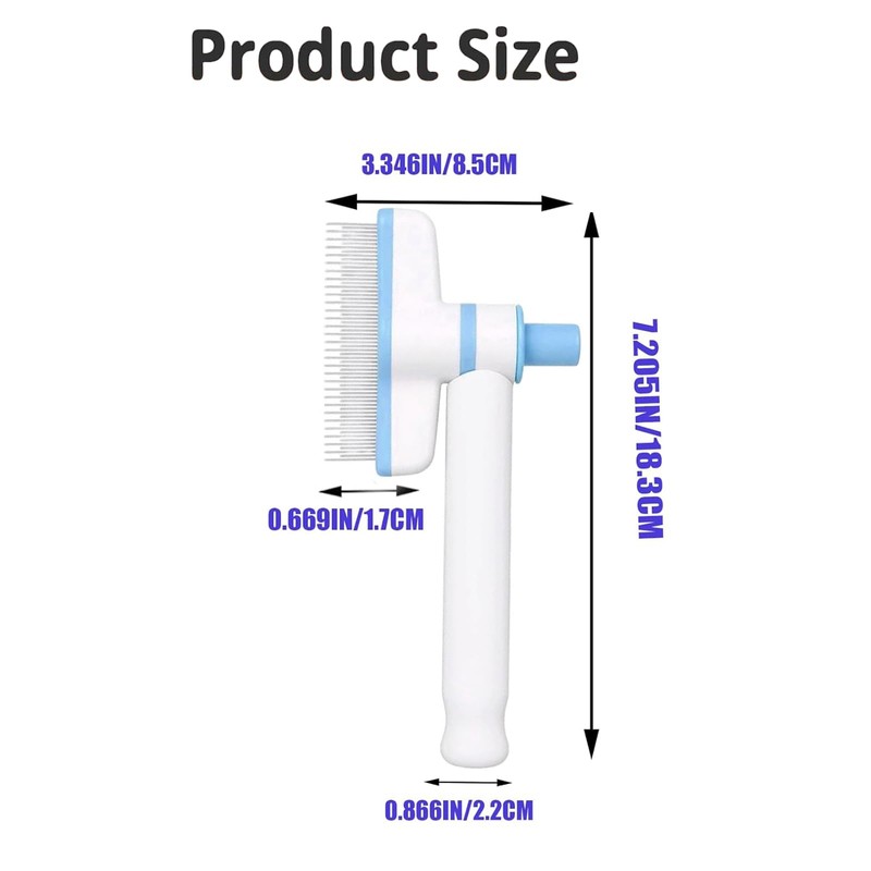 Pet flea removal comb, pet hair removal comb, special flea