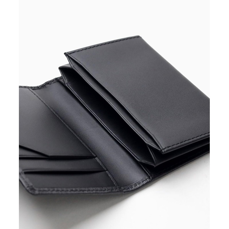 IS/IT Polymer Business Card Holder, Men's Leather, Cowhide Leather, No.989603,