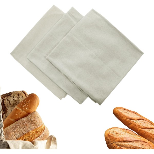 WHITEWRAP Flour Sack Towels for Bread Dough Proofing – 100%