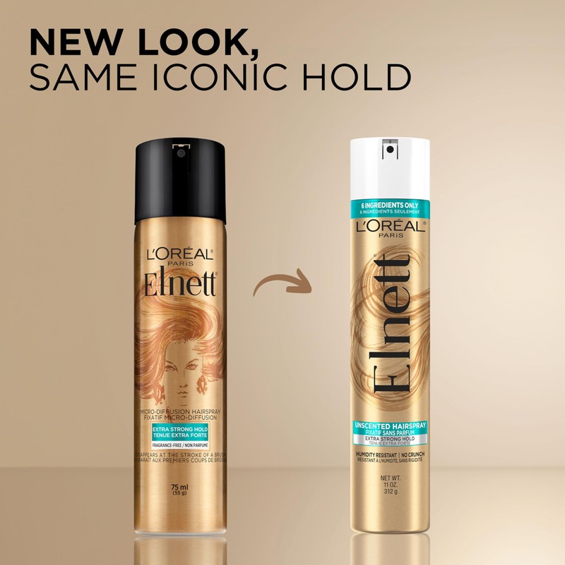 L'Oréal Paris Elnett Satin Extra Strong Hold Hairspray - Unscented,