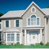 Glidden Exterior Paint + Primer: Gray/Ghost Writer, One Coat, Satin,