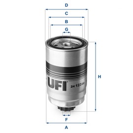 Ufi Filters 24.123.00 Diesel Filter