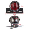 JMTBNO Motorcycle Rear Light Brake Light Number Plate Light Round