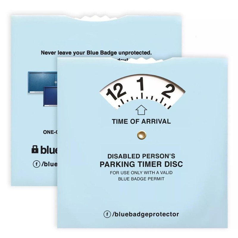 Anti Theft Disabled Blue Badge Holder Lock Security Device for