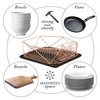 Kitchen Details Geode Deluxe Dish Drying Rack with Drain Board