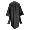 Herrenbek Graduation Master Cap and Gown Master Regalia with Black