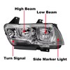 Chrome Housing Amber Corner Turn Signal Headlights fit for 2011