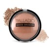 Palladio Baked Bronzer, altamente pigmentado y fácil de mezclar, brillo