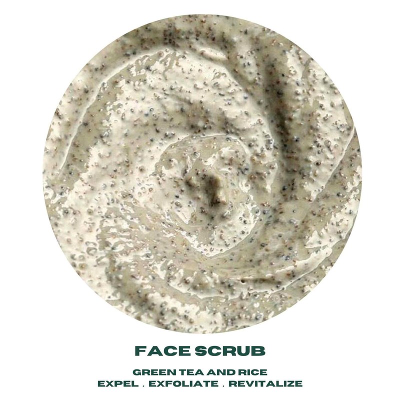 Urth Men's Exfoliating Face Scrub with Green Tea & Rice