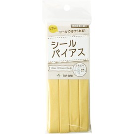 Topman Industry TM008-3 Seal Bias Tape, Mimosa Yellow, Width 0.5 inches (12 mm) x 9.6 ft (2.5 m) Roll