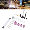 Argon Arc Welding Nozzle Kit Gas Flowmeter Tungsten Needle Sealing