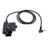 U94 PTT Headset System Adapter PU Tensile Wire Headset Military