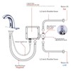 Yodel Faucet Chrome Touchless Bathroom Sink Faucet - Automatic Sensor