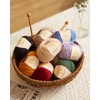 GISIMO 100% Merino Wool Yarn, 6-Ply Luxurious and Soft Yarn