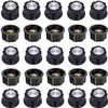 Szliyands Potentiometer Knobs A01 15mm Top Rib Handle Non-Slip 6mm
