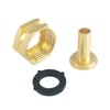 Hooshing 1/4" Barb x 3/4" GHT Female Garden Hose Adapter
