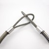 M METERXITY 200-Pack Aluminum Crimping Loop Sleeves, 2mm 5/64" Double