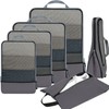 BAGAIL 4 Set/6 Set Compression Packing Cubes Travel Accessories Expandable