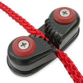 ISURE MARINE Aluminum Cam Cleat, Quick Entry Boat Ball Bearing Cam Cleat Rope,Kayak Canoe Dinghy Accessories
