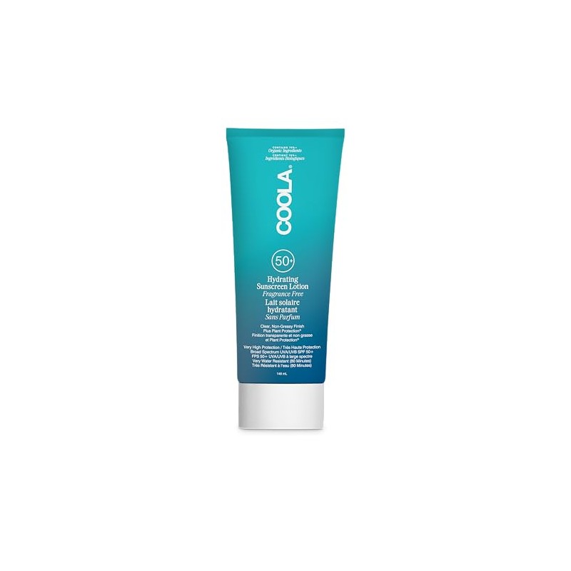 COOLA Classic Body Sunscreen Lotion SPF 50+, Fragrance Free, 148