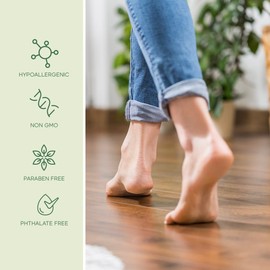 Skin 2.0 Eucalyptus and Aloe Foot Masks Moisturizing Socks - Moisturizes Tired, Dry & Cracked Feet, Exfoliating & Hydrating Foot Mask - Cruelty Free Korean Skin Care For All Skin Types - 3 Pairs