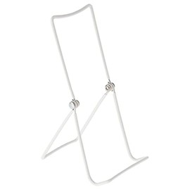 Gibson Holders 12 3A Adjustable Wire Display Easels- 3.75" W x 8" H with 1.5" display ledge, White