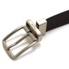 Coach CQ023 AQ0 Men's Belt, Reversible Design, Black x Brown,
